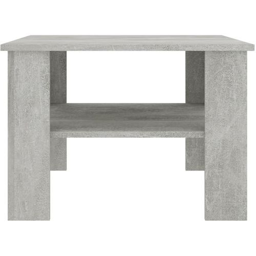Stolić za kavu siva boja betona 60 x 60 x 42 cm od iverice slika 22