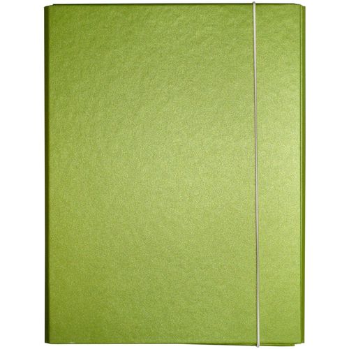 Fascikl kartonski Exclusive Pearly sa gumicom 5cm zeleni mojito slika 1