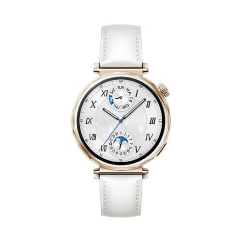 Huawei Watch GT 5 Pametni sat 42mm White Leather Strap slika 1