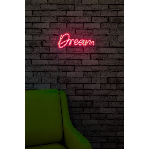 Dream - Pink Pink Decorative Plastic Led Lighting slika 4