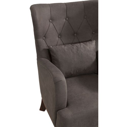 Marta - Anthracite Anthracite Wing Chair slika 6