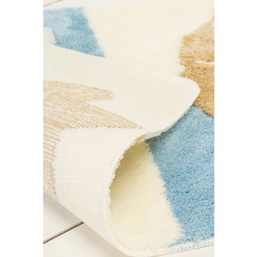 Deniz Yıldızı - Blue Multicolor Bathmat Set (3 Pieces) slika 6