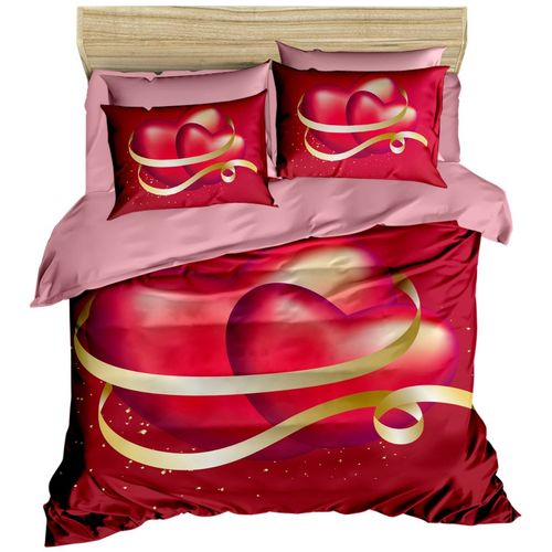 153 Red
Pink
Gold Double Quilt Cover Set slika 1