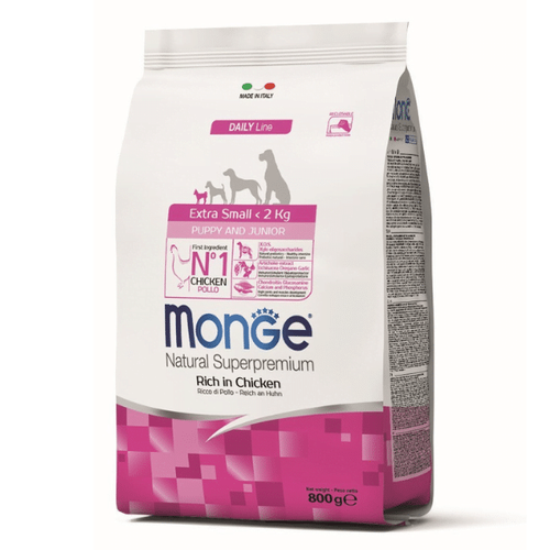 Monge Natural Superpremium Dog Extra Small Puppy And Junior 800 g slika 1