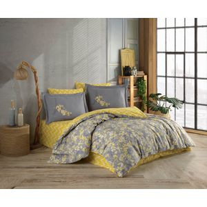 Alanza - Yellow Yellow
Grey Poplin Double Quilt Cover Set