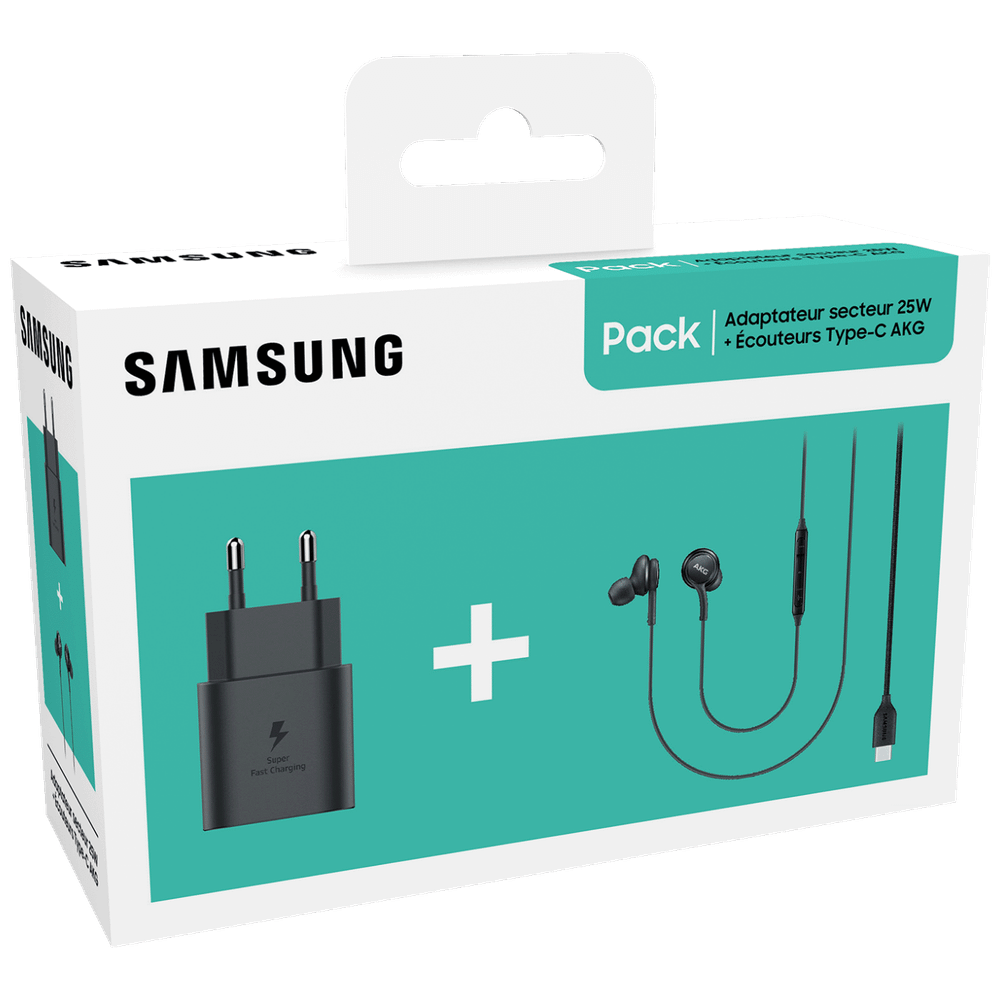 Samsung Set Punjač za mobitel Ta800 + IC100B slušalice - TA800N Charger+IC100B Headphones slika 1