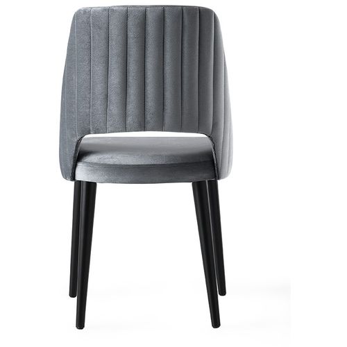 Hanah Home AÃ§elya - Grey - 3 Grey Chair Set (4 Pieces) slika 3