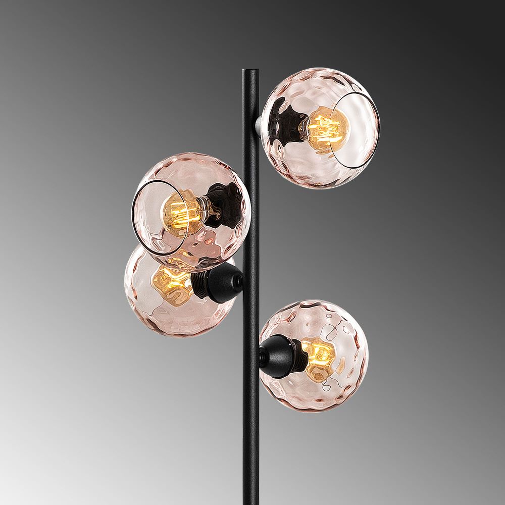 Podna Lampa Benek 15-14533 - Boje: Roza, Crna slika 7