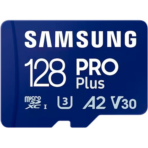 Samsung Memorijska kartica PRO PLUS MicroSDXC 128GB U3 Blue + SDXC Adapter MB-MD128SB slika 3
