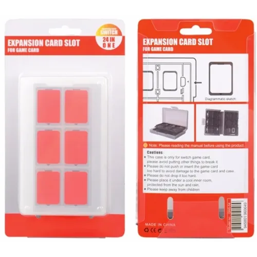 24in1 Switch Game Card Case Box for Nintendo Red slika 1