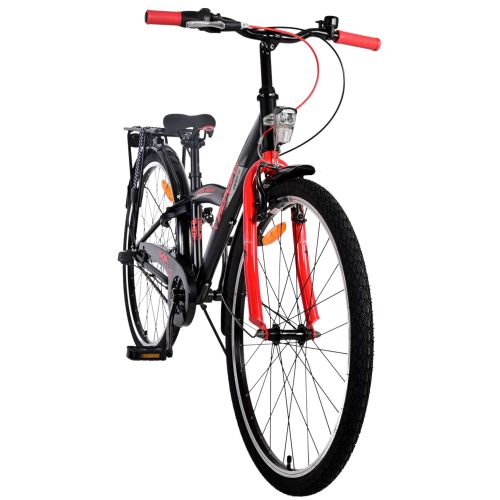 Dječji bicikl Volare Thombike 26" crno-crveni 3 brzine slika 7