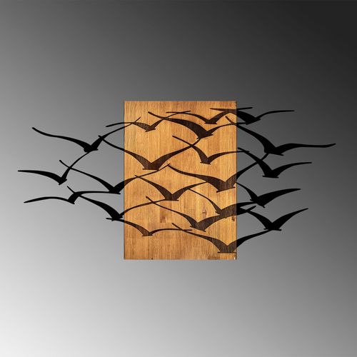 Wallity MA-313 Walnut
Black Decorative Wooden Wall Accessory slika 5