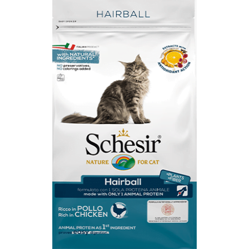 Schesir Cat Dry Hairball 1.5 kg slika 1