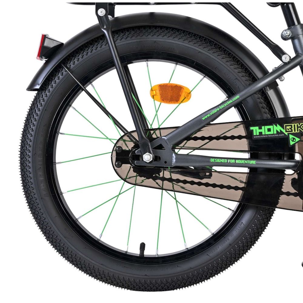 Volare dječji bicikl Thombike 18″ zeleno-sive boje slika 2
