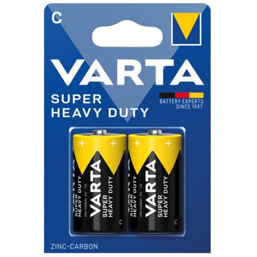 VARTA Superlife Tip C 1.5V R14P SUPER HEAVY DUTY, PAK2 CK, Cink-karbon baterije slika 1