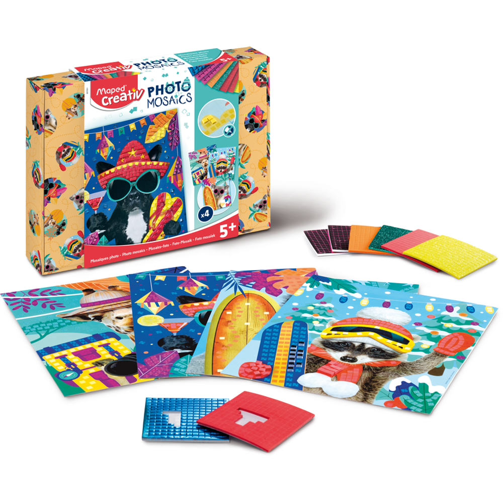 Maped Creativ Kreativni set Foto mozaik Adventure animals  slika 1