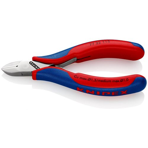 Knipex kose sečice za elektroniku 115mm 77 22 115 slika 1