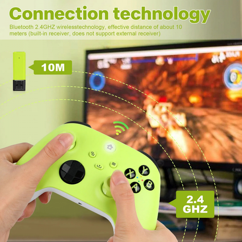 Joypad WIFI kontroler za XBOX One, XBOX X series, PC Windows, PS 3 zeleni slika 7