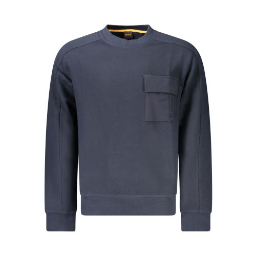 HUGO BOSS MEN'S ZIP-UP SWEATSHIRT BLUE slika 1