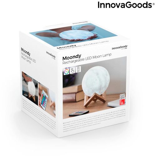 InnovaGoods Moondy punjiva LED svjetiljka oblik mjeseca slika 3