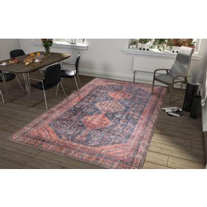 Conceptum Hypnose Tepih YASMIN, dimenzije: 75*230 cm, Blues Chenille - Red AL 366