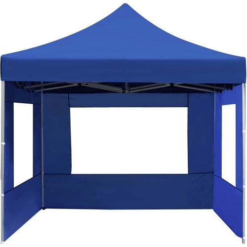 Profesionalni sklopivi šator za zabave 4,5 x 3 m plavi slika 5