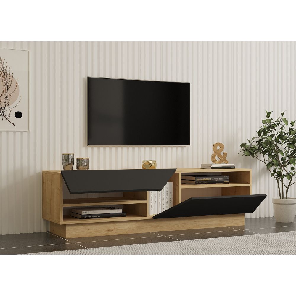 Yaprak TV komoda Sapphire, 160 cm, antracit slika 2