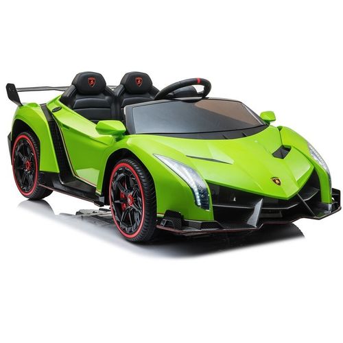 Licencirani Lamborghini Veneno zeleni - auto na akumulator slika 1