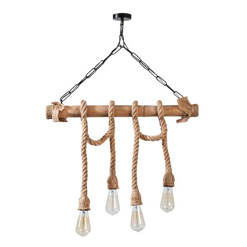 Erebos - 112-AV BlackWooden Chandelier slika 4