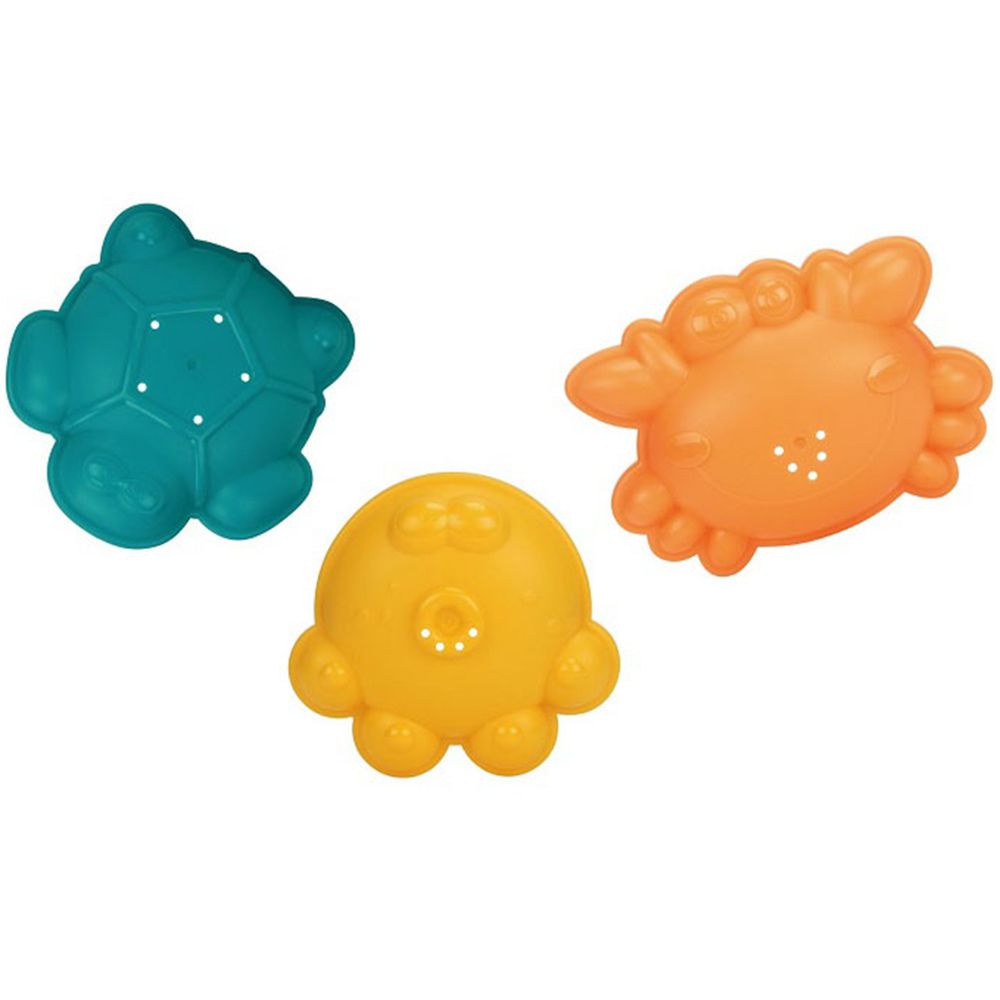 Woopie baby set sklopiva kanta s grabljama, lopaticom, plavim kalupima slika 5