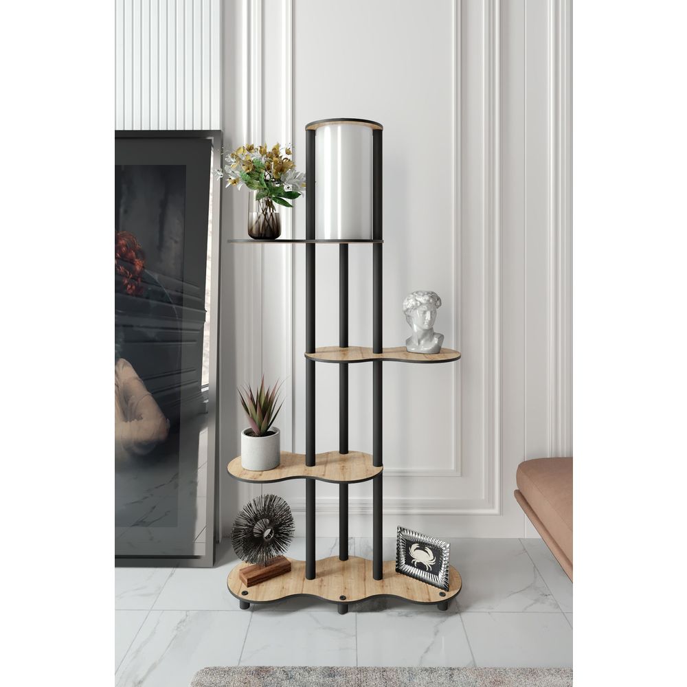 KS-11116 Lampa za Pod od Orahovog Drveta slika 1