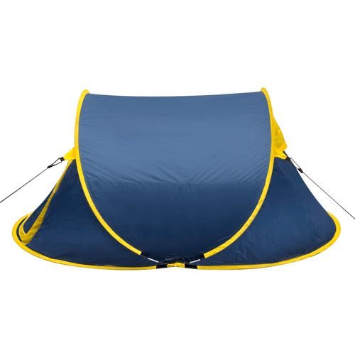 Prigodni šator za kampiranje za 2 osobe mornarsko plavi / žuti slika 20