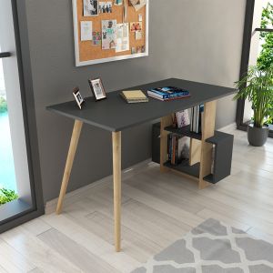 Woody Fashion Studijski stol, Lagomood Side - Anthracite, Oak