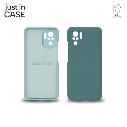 2u1 Extra case MIX PLUS paket ZELENI za Redmi Note 10s slika 3