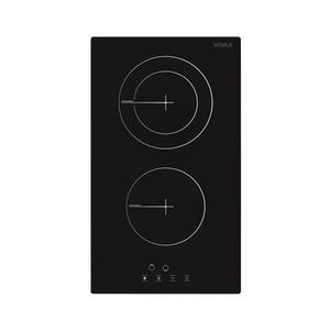 Vivax BH-02TVC Staklokeramička ploča za kuvanje, Širina 30 cm, Crna boja