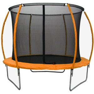 Trampolin Legoni Space sa zaštitnom mrežom, 366 cm, narančasti