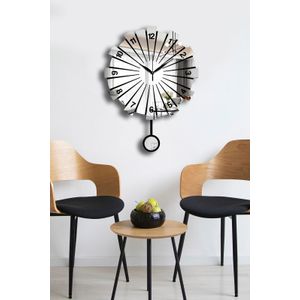 Decorative wall clock Vlnt111Gu, colour: silver