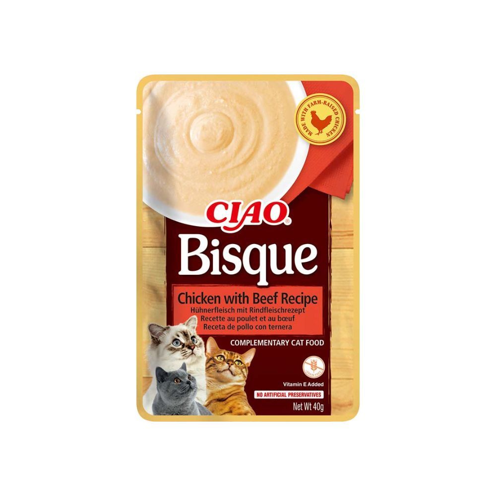 Ciao Cat Bisque tuna i govedina 40 g slika 1