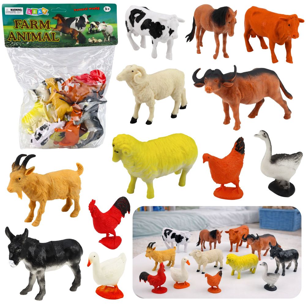 Set figurica domaćih životinja, 12 komada. slika 1