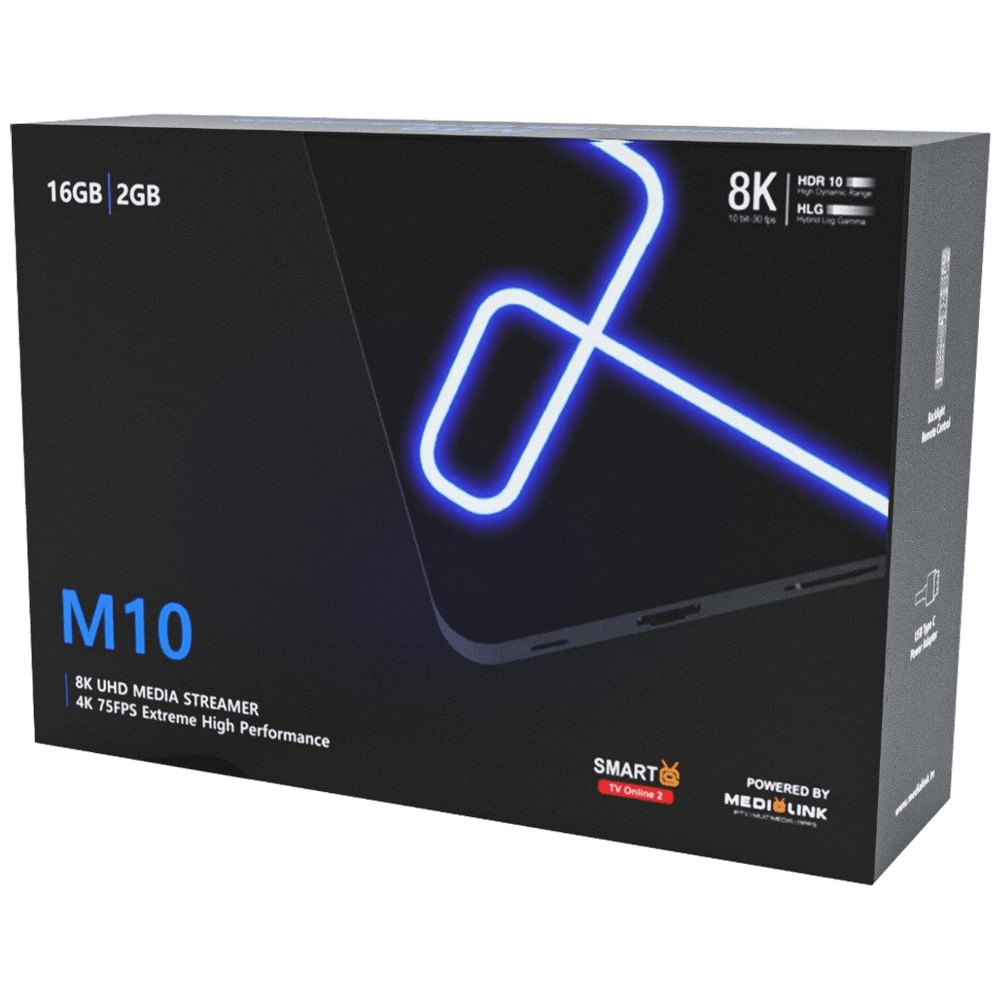 MediaLink Prijemnik IPTV@Android, UHD/4K/8K, 2GB/16GB, WiFi, Bluetooth - M10 slika 2