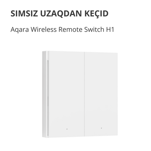 Aqara Wireless Remote Switch H1 (double rocker): Model: WRS-R02 slika 2