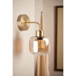 Opviq Zidna lampa 878, med, zlatna