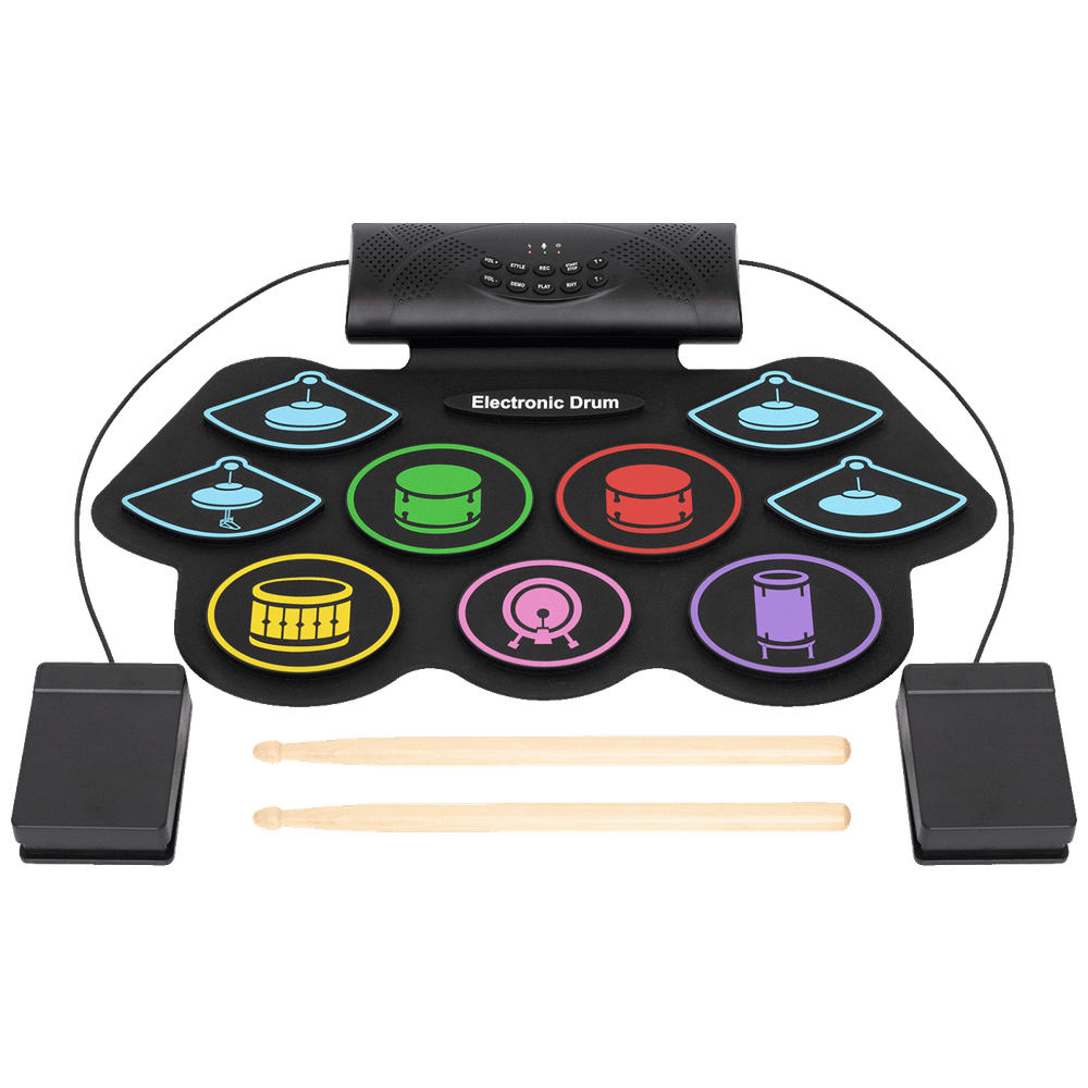 home Električni bubnjevi, set, sklopivo, Bluetooth, 1000 mAh - HRD1 slika 1
