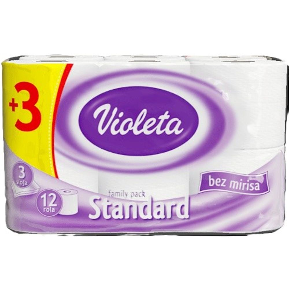 Violeta Toaletni papir 9+3gratis 3sl slika 1
