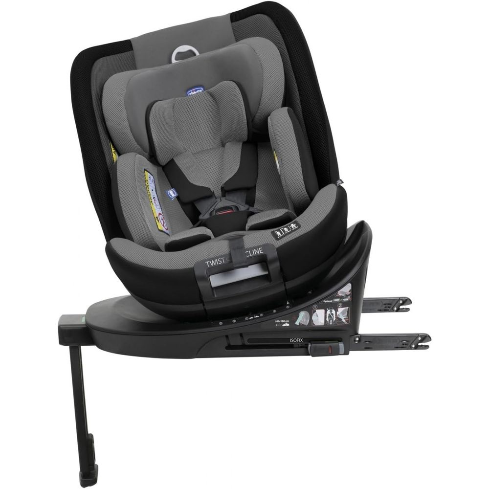 Chicco Autosjedalica EverOne i-Size 360° 40-150cm Isofix, Grey Black slika 3