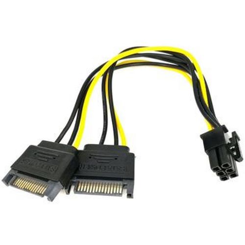 E-GREEN Naponski adapter za PCI-E VGA (6-pin) -2x Sata slika 2