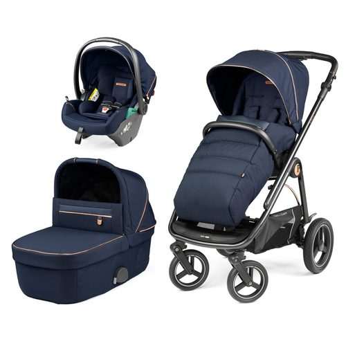 Peg Perego kolica 3u1 Veloce TC Lounge, Blue Shine  slika 1