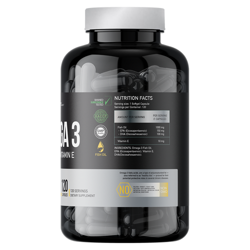 Basic Supplements Omega 3 Pro 120 Soft Gel slika 2