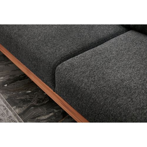 Atelier Del Sofa Trosjed, Antracit, Liva - Anthracite slika 4