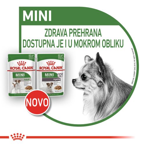 ROYAL CANIN SHN Mini ageing 12+ vrećica za psa, potpuna hrana za starije pse malih pasmina (od 1 do 10 kg) , stariji od 12 godina, 12x85 g slika 3